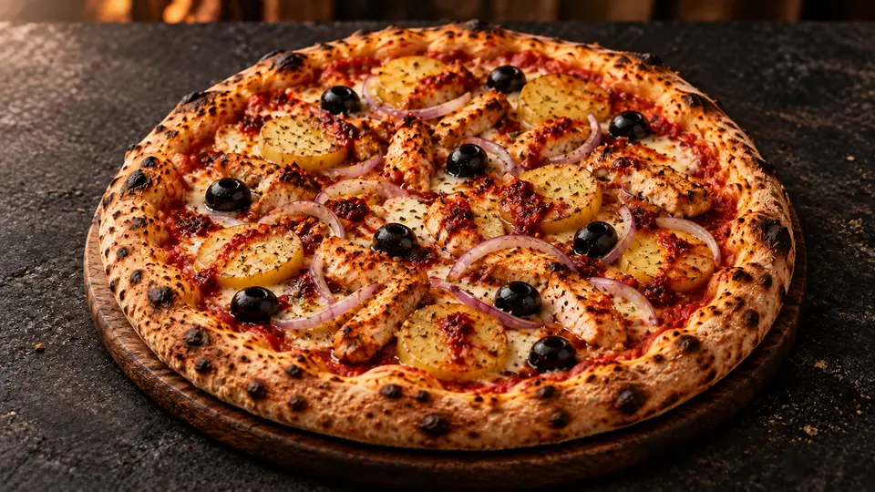 Pizza Tunisienne